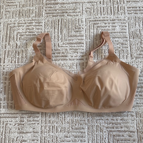Honeylove The Crossover Wireless Bra Sand Tan Nude 40 C/D - Picture 2 of 6